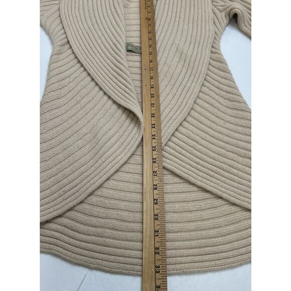 Peruvian Link Alpaca Collection Open Front Cardigan Pockets Knit Shawl One Size - Picture 8 of 8